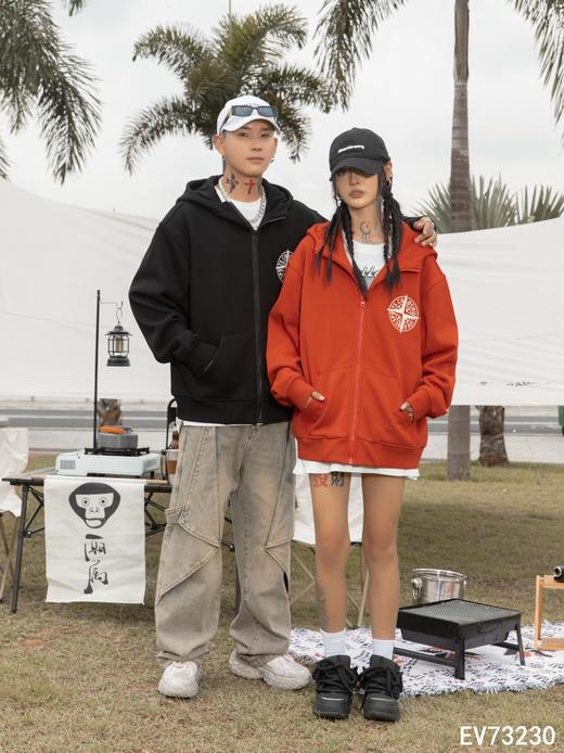 男加绒卫衣外套73230 商品图1