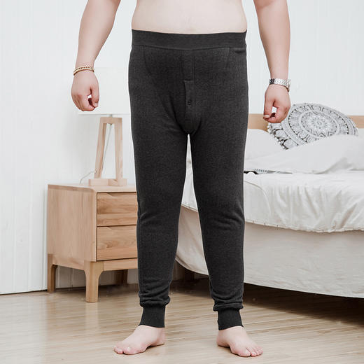 【新款DPD】大依优型大码男装加绒加厚保暖裤内衣弹力加绒舒适保暖秋裤 商品图1