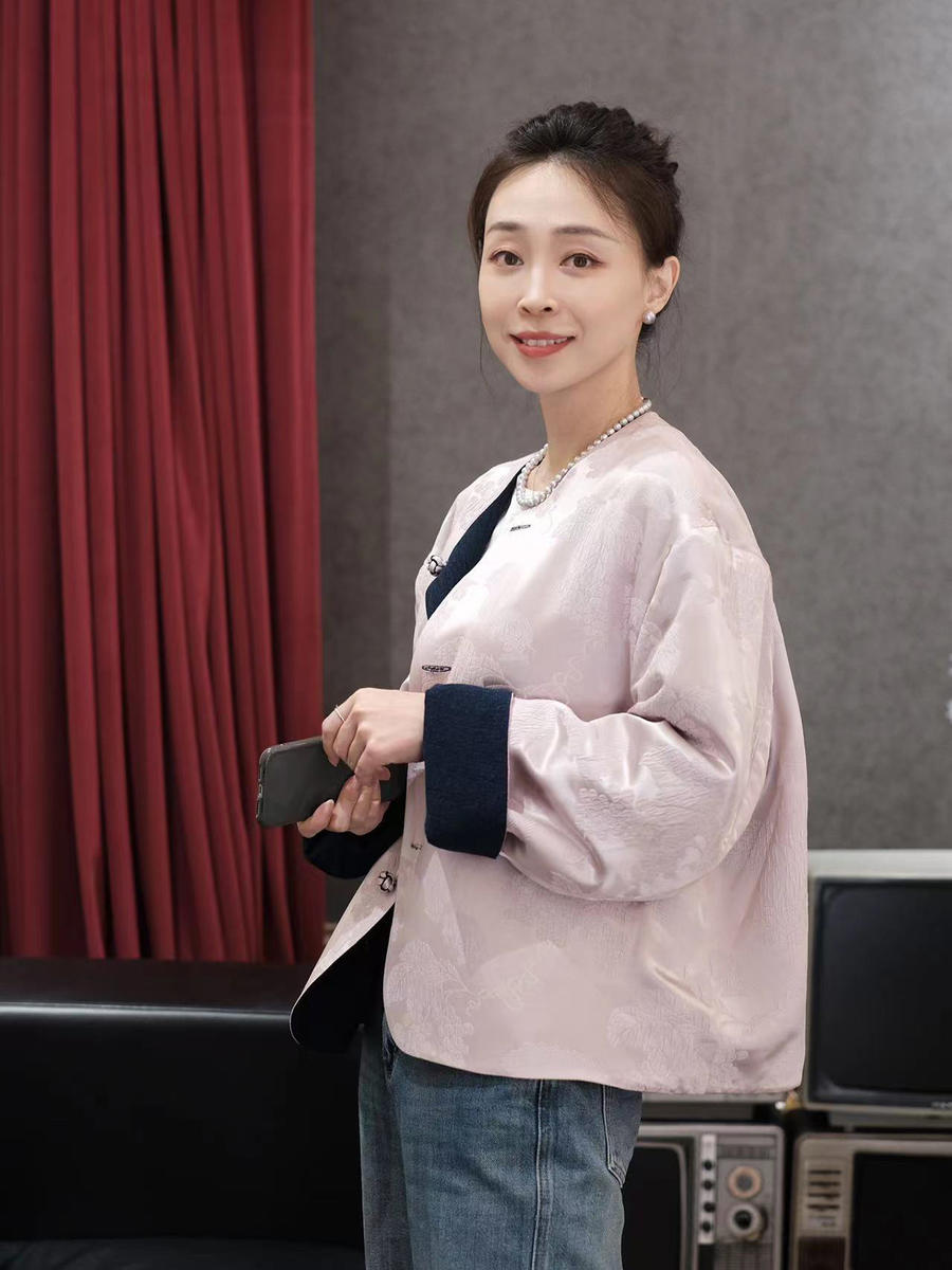 盛唐牡丹|新中式牛仔双面穿外套(不夹棉)