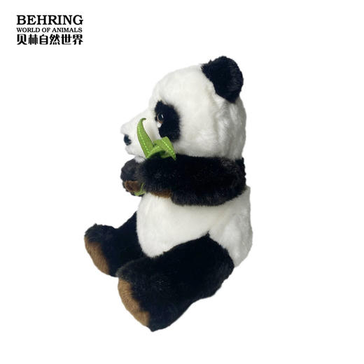 BehringWorld贝林自然世界17厘熊猫抱竹毛绒玩具博物馆文创产品 商品图3
