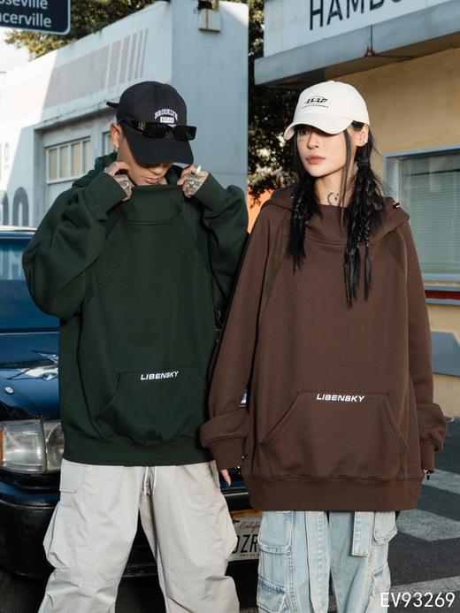 男加绒带帽卫衣93269 商品图7