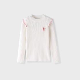 ☆【实体店同款】女童中领针织衫2023年冬季新款安奈儿童装XG344750