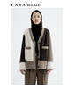 CARA BLUE拼色v领开衫 商品缩略图0