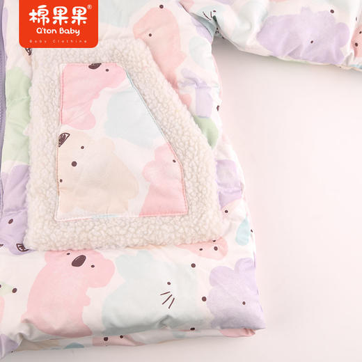 棉果果冬季新品女童中长款羽绒服M422102923603 商品图4