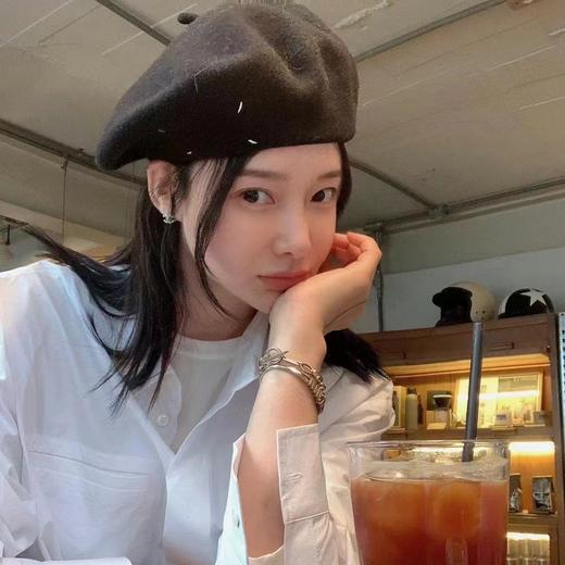 积分兑换 贝雷帽女孩回归 MM同款四缝线 法式or减龄 气质显脸小 商品图2
