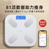 【助力S身！81项数据智能体脂秤】定制私人减脂计划，USB充电，语音播报，蓝牙连接，体重秤家用蓝牙充电电子秤人体体脂称重健康体重称 商品缩略图0