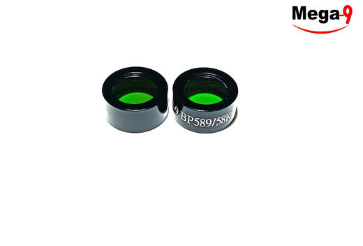 BP589/58K OD3@200-1200 T>95% Φ12.7*6 带通滤光片 （带套圈） 商品图0