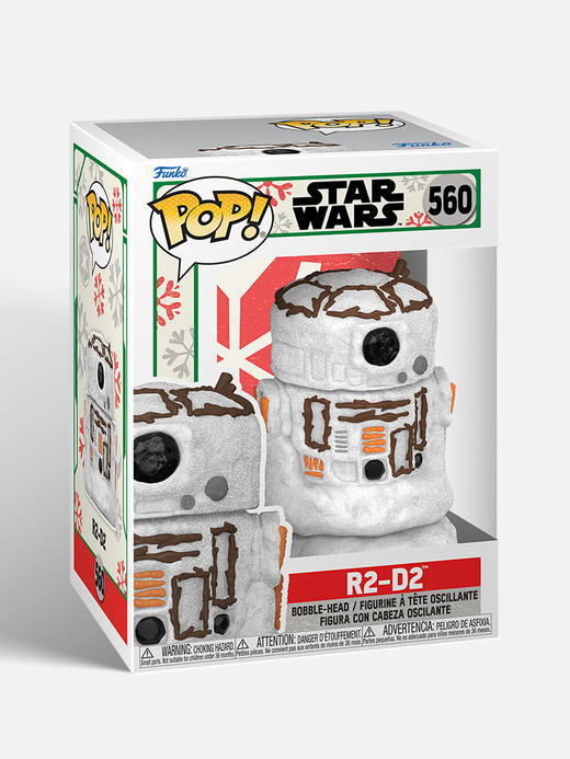 Funko POP Star Wars星球大战假日雪人R2-D2手办公仔摆件 64337 商品图4