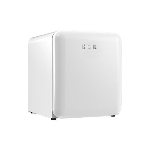 哈士奇 BC-46COC白色 客厅冰箱复古小型化妆品专用护肤品面膜美容美妆香水冰箱迷你型精准控温42升 商品图7