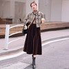 优雅个性，小香风含羊毛外套配丝绒半裙两件套HR-SYY2522 商品缩略图5