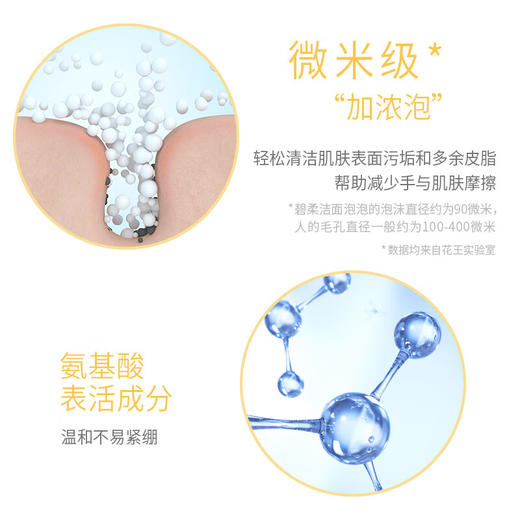 碧柔（Biore）洁面泡泡(舒缓型) 160ml 温和保湿氨基酸 商品图2