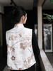 下架|盛唐牡丹 |真丝丝绒烫银对襟马甲 (四色可选) 商品缩略图11