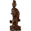 二十世纪 黄杨木雕观音像 商品缩略图5