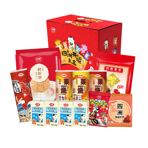 四洲开运零食礼盒B款1023g 商品图0