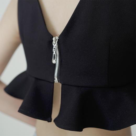 LIYIHAN 裹胸褶皱背心 Y233B09490 商品图2