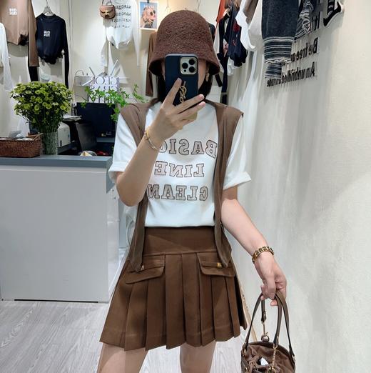 女绣花字母短袖T9955 商品图0