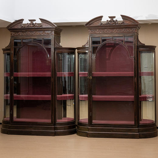 民国 柚木西洋酒柜（一对） 商品图0