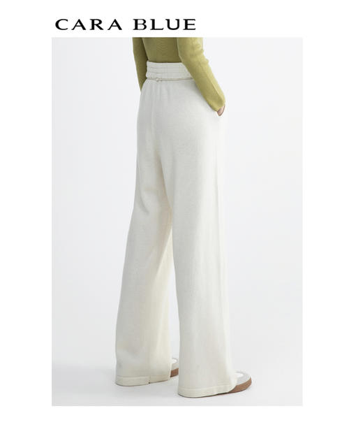 CARA BLUE时尚休闲松紧腰针织裤 商品图1
