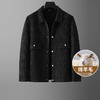 【羊毛呢】【新款DPX】大依优型大码羊毛双面呢外套加肥加大肥佬休闲上衣男士胖子时尚 商品缩略图0