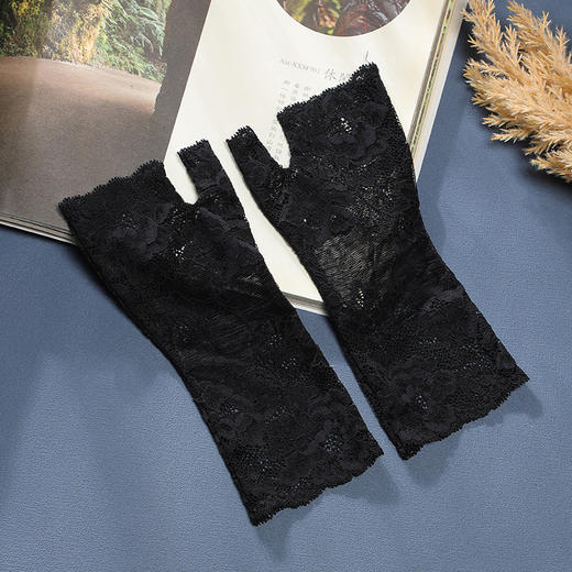 长剑浣花蕾丝半指手套 |现货加急发 商品图1