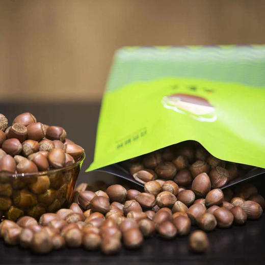 【25年新榛子】自然农法带壳熟榛子 我自然坚果大榛子 500g/袋 商品图1