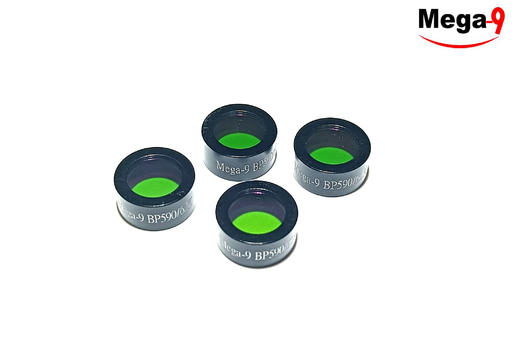 BP590/62K OD4@200-1200 T>90% Φ12.7*6 带通滤光片 （带套圈） 商品图0