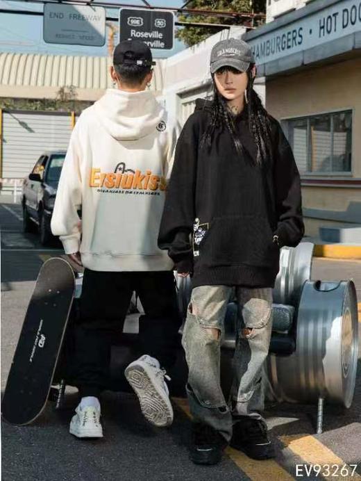 男加绒带帽卫衣93267 商品图5