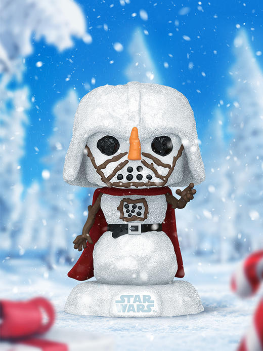 Funko POP Star Wars Darth Vader星球大战假日POP公仔雪人达斯·维达手办 64336 商品图2