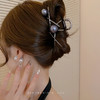 2023新款【珍珠交叉发夹】后脑勺金属发卡夹  气质发夹头饰  大号鲨鱼夹 商品缩略图2