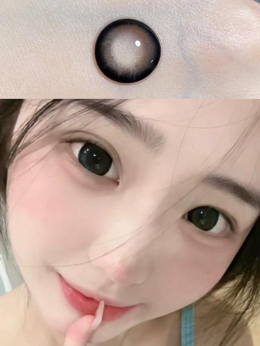 gugucon月抛  迷糊小羊/暧昧小熊/脸红小鹿 14.5mm  非离子 黑棕巧 商品图2