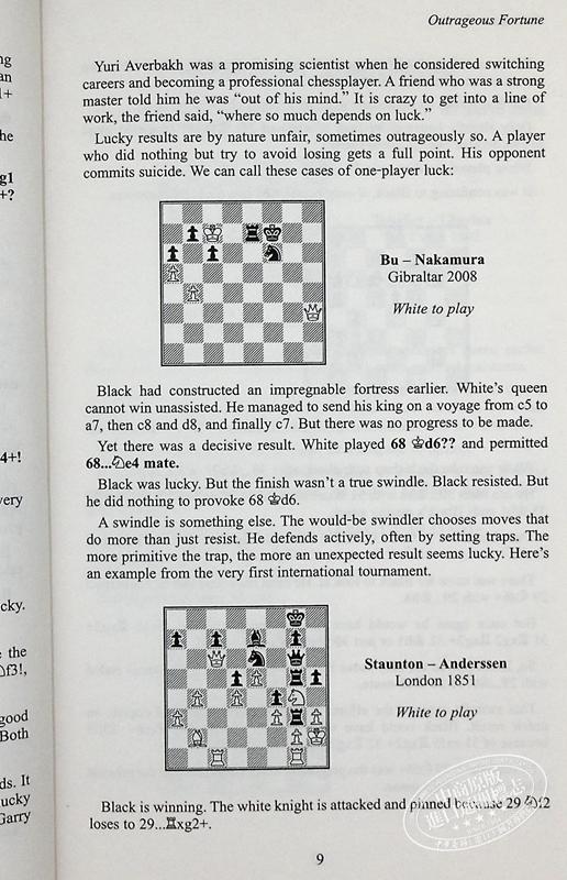 【中商原版】下棋之诈 以败取胜 How to Swindle in Chess Snatch Victory from a Losing Position 英文原版 Andrew Soltis 商品图6