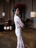 盛唐牡丹 |淡粉松鼠葡萄真丝斜襟旗袍裙 商品缩略图3