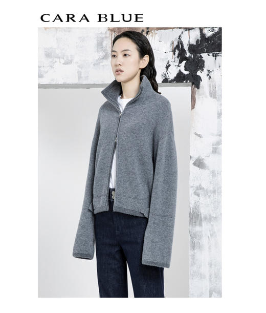 CARA BLUE时尚针织开衫 商品图1