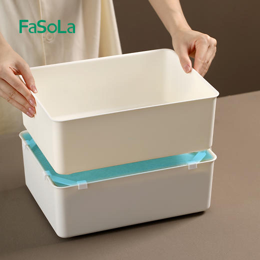 FaSoLa衣柜衣服收纳箱家用分层神器装衣物裤子整理盒叠架杆 商品图11