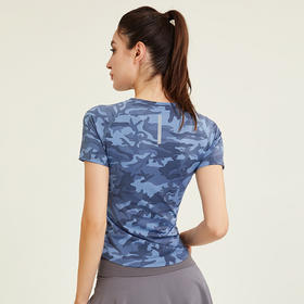 范斯蒂克反光标速干运动短袖