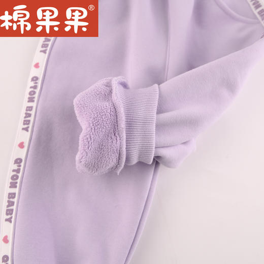 棉果果冬季新品女童针织加绒长裤M422200423623 商品图3