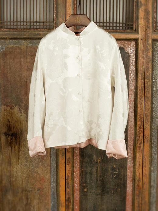 盛唐牡丹 |真丝蝶恋花外套(正肩不夹棉) 商品图1