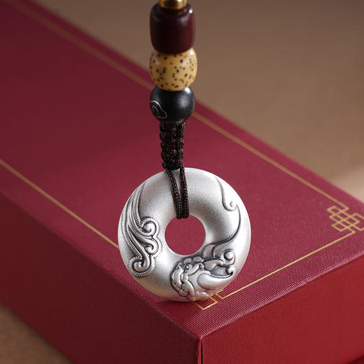 子佩集S999银平安喜乐钥匙扣【DZ712】平安扣纯银2310 商品图5