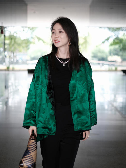 盛唐牡丹 |真丝丝绒双面穿女外套 商品图4