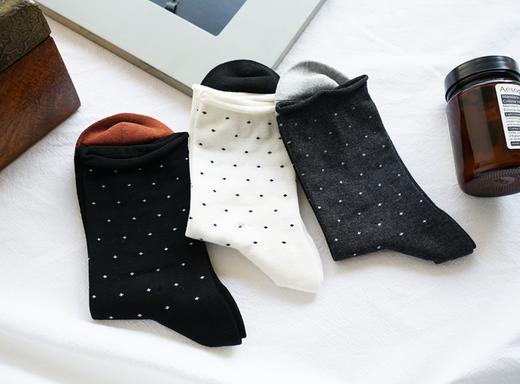 松口星点桑蚕丝女短袜BU34600 商品图1