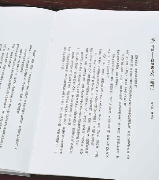 《郴州西晋简牍选粹》，16开，函套精装,铜版彩印，郴州市博物馆编，上海辞书出版社2022年12月出版，定价：480，售价：336。 商品图3