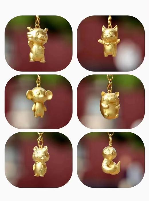 【6F】朱炳仁·铜 十二生肖小挂件 商品图1