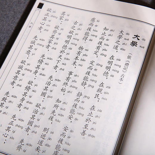大学中庸论语注音版中华经典诵读教材中华传统文化书籍儒释道经典儒家文化中小学经典读物儿童国学经典畅销书四书五经 商品图5