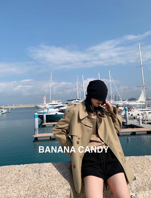 香蕉糖春款短款时尚风衣Y82312 商品图1