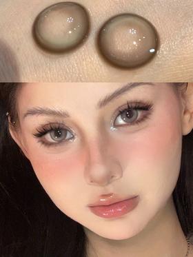 日抛lillilly LL42陨石魔方/LL43冰种蜜瓜  14.4mm 日抛无售后！！灰/棕