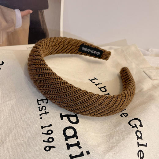 秋冬【赵露思同款针织发箍】高颅顶头饰  气质女生爆款  韩系头箍发卡 商品图7