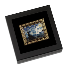 梵高《星空》双金属纪念币，拼图设计 纽埃发行