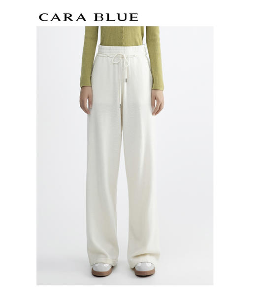 CARA BLUE时尚休闲松紧腰针织裤 商品图0