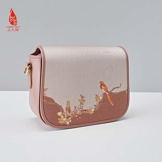 SAINTJOY/上久楷 宋锦斜背包  鹊上枝头 BWW22A1501 商品图9