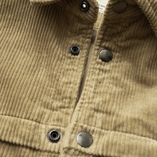 吃茶去chichaqu重磅宽松粗坑灯芯绒厚外套 商品图5